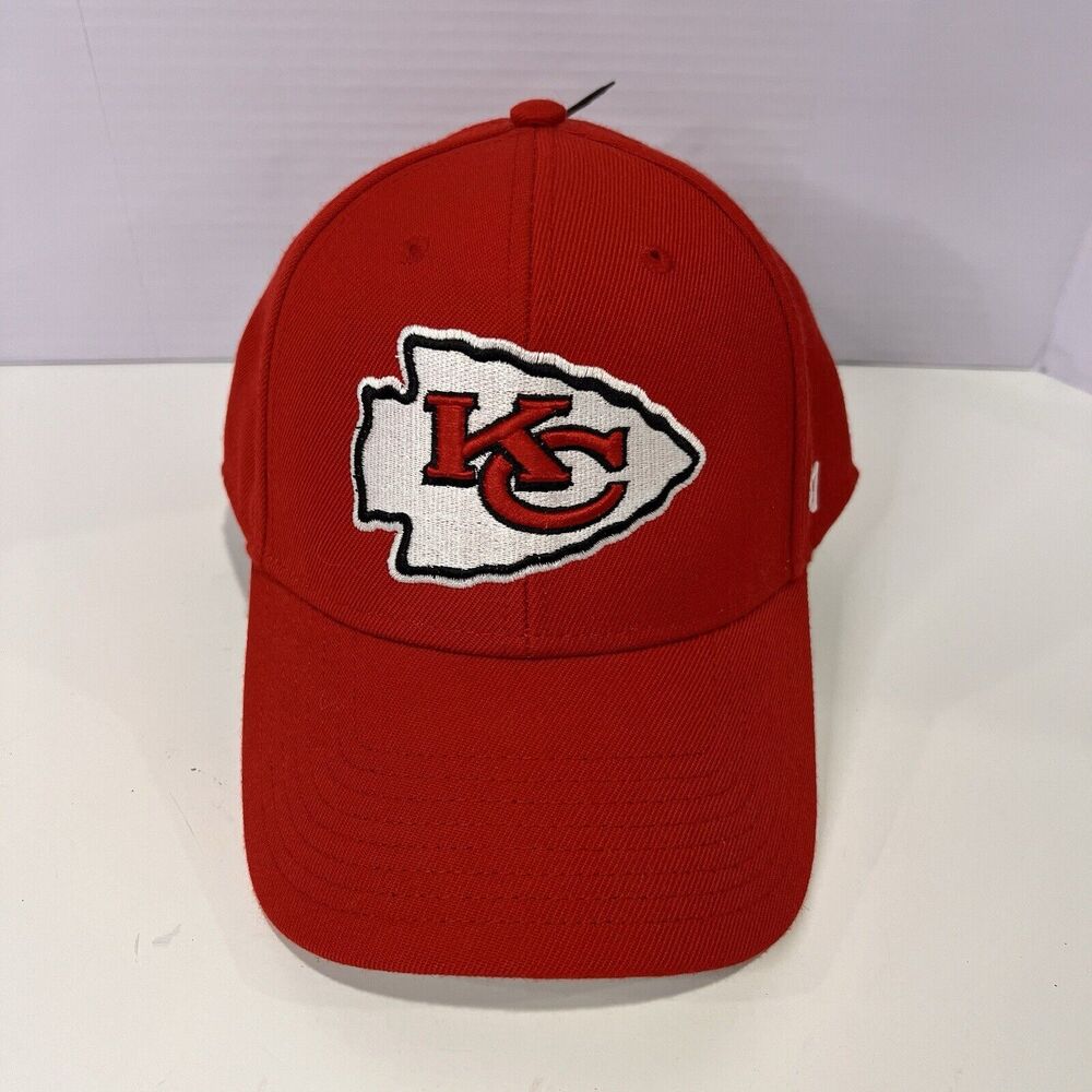 '47 Brand Mens Kansas City Chiefs Clean Up Adjustable Hat - Red